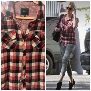 Rails Kendra in Red & Grey, Size Medium